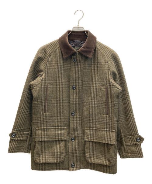 MACKINTOSH LONDON（マッキントッシュ ロンドン）MACKINTOSH LONDON (マッキントッシュ ロンドン) ステンカラーミディアムコート ブラウン サイズ:Lの古着・服飾アイテム
