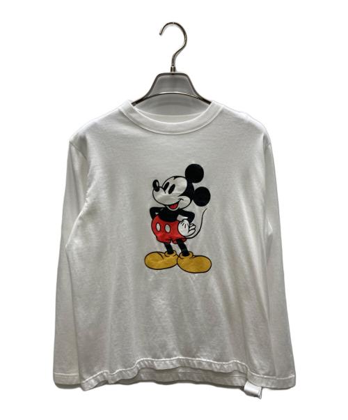 mylanka（ミランカ）mylanka (ミランカ) DISNEY (ディズニー) ミッキー/ロングスリーブTシャツ ホワイト サイズ:SIZE 38 未使用品の古着・服飾アイテム