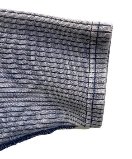 X-GIRL（エックスガール）X-GIRL (エックスガール) WIDE RIB CARDIGAN（ワイドリブカーディガン） ブルー サイズ:Sの古着・服飾アイテム