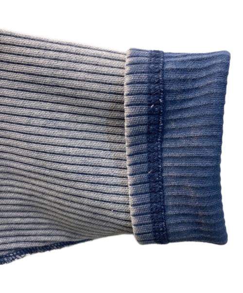 X-GIRL（エックスガール）X-GIRL (エックスガール) WIDE RIB CARDIGAN（ワイドリブカーディガン） ブルー サイズ:Sの古着・服飾アイテム