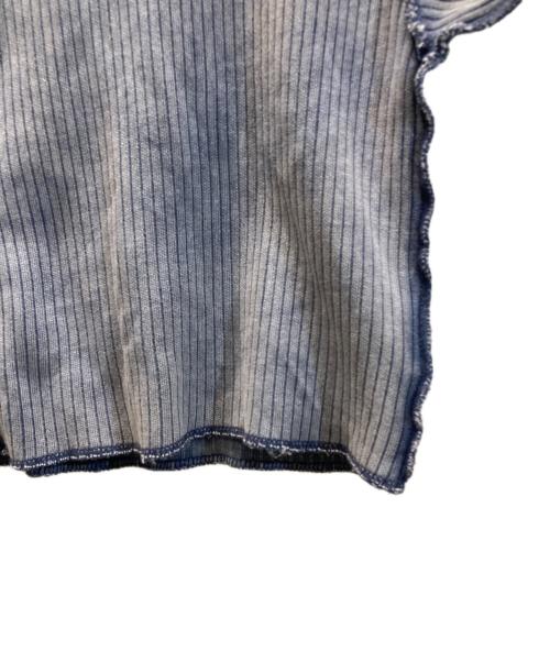 X-GIRL（エックスガール）X-GIRL (エックスガール) WIDE RIB CARDIGAN（ワイドリブカーディガン） ブルー サイズ:Sの古着・服飾アイテム