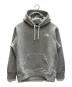 THE NORTH FACE（ザ ノース フェイス）の古着「SQUARE Logo Hoodie」｜グレー