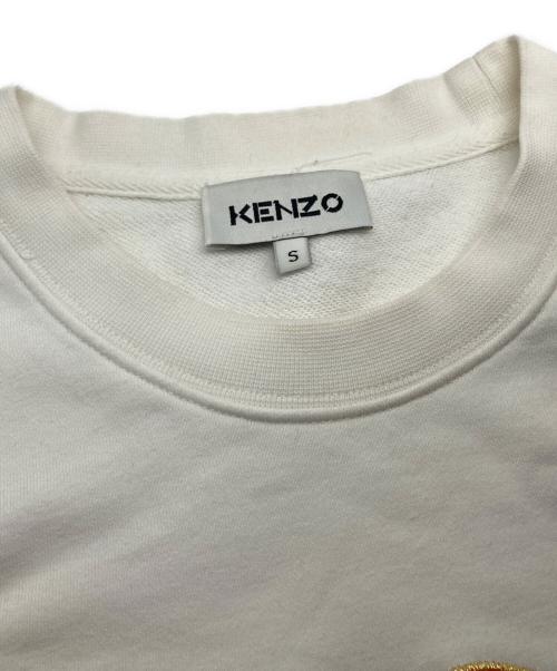 KENZO（ケンゾー）KENZO (ケンゾー) ロゴスウェット ホワイト サイズ:SIZE Sの古着・服飾アイテム