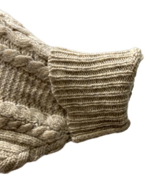 Mame Kurogouchi（マメクロゴウチ）Mame Kurogouchi (マメクロゴウチ) ケーブルニット ベージュ サイズ:1の古着・服飾アイテム