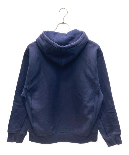 CarHartt（カーハート）CarHartt (カーハート) プルオーバーパーカー HOODED AMERICAN SCRIPT SWEATSHIRT ネイビー サイズ:Mの古着・服飾アイテム