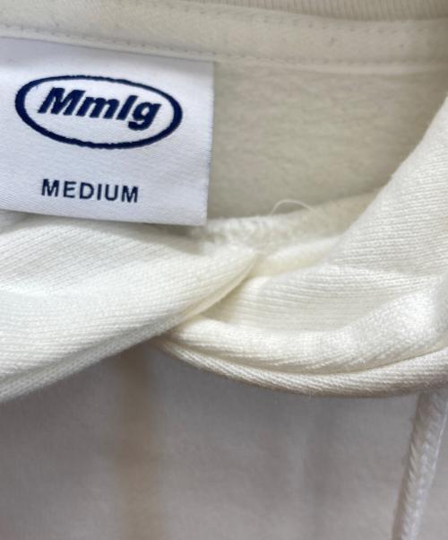 Mmlg（エムエムエルジー）Mmlg (エムエムエルジー) MMLG HOOD ホワイト×ネイビー サイズ:Mの古着・服飾アイテム