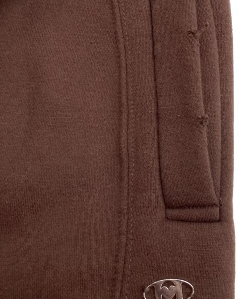 HTH（エイチティーエイチ）HTH (エイチティーエイチ) Curve switching sweat pants ブラウン サイズ:FREEの古着・服飾アイテム