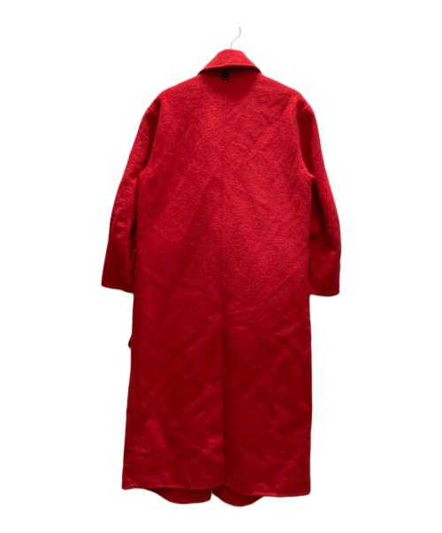 BANANA REPUBLIC（バナナリパブリック）BANANA REPUBLIC (バナナリパブリック) オーバーサイズ ダブルフェイス スカーフコート レッド サイズ:Sの古着・服飾アイテム