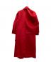 BANANA REPUBLIC (バナナリパブリック) オーバーサイズ ダブルフェイス スカーフコート レッド サイズ:S：9000円