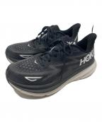 HOKAONEONEホカオネオネ）の古着「CLIFTON 9 WIDE」｜ブラック×ホワイト