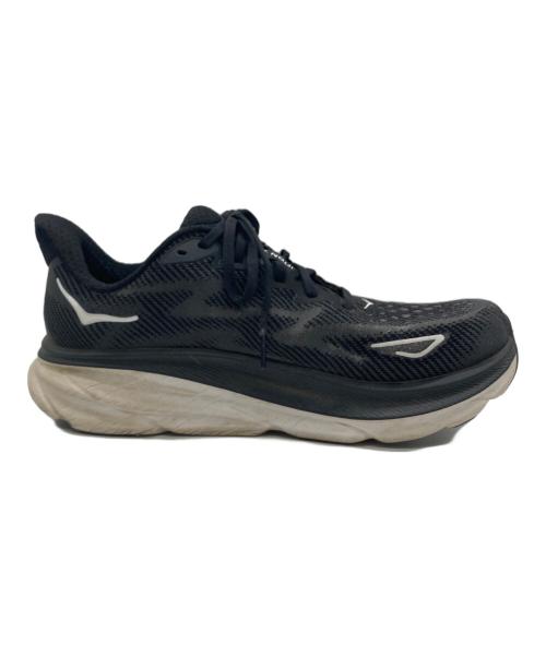 HOKAONEONE（ホカオネオネ）HOKAONEONE (ホカオネオネ) CLIFTON 9 WIDE ブラック×ホワイト サイズ:25cmの古着・服飾アイテム