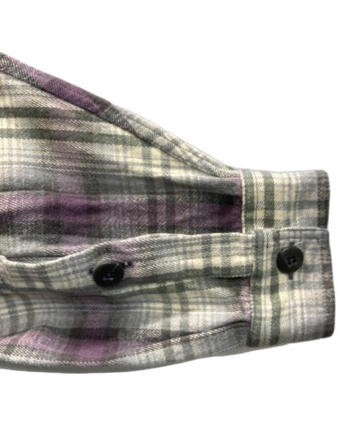 Patagonia（パタゴニア）Patagonia (パタゴニア) チェックシャツ グリーン×パープル サイズ:Mの古着・服飾アイテム