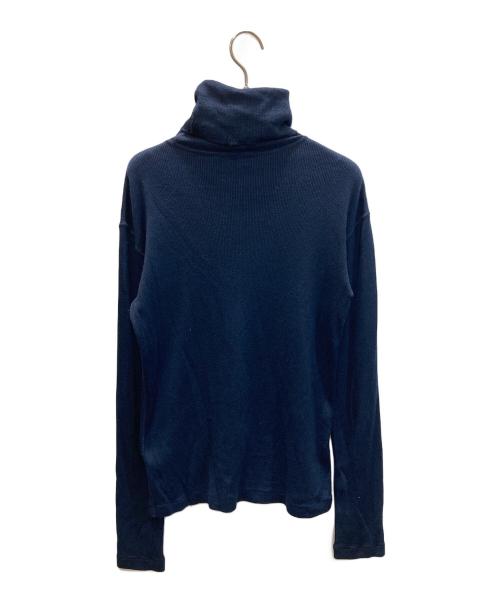 DEUXIEME CLASSE（ドゥーズィエム クラス）DEUXIEME CLASSE (ドゥーズィエム クラス) リブタートルネックニット ネイビー サイズ:FREEの古着・服飾アイテム