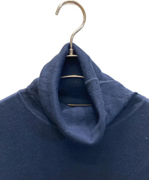 DEUXIEME CLASSE（ドゥーズィエム クラス）DEUXIEME CLASSE (ドゥーズィエム クラス) リブタートルネックニット ネイビー サイズ:FREEの古着・服飾アイテム