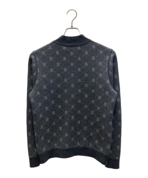 LANVIN COLLECTION（ランバンコレクション）LANVIN COLLECTION (ランバンコレクション) リバーシブルニットジャケット ブラック サイズ:48の古着・服飾アイテム