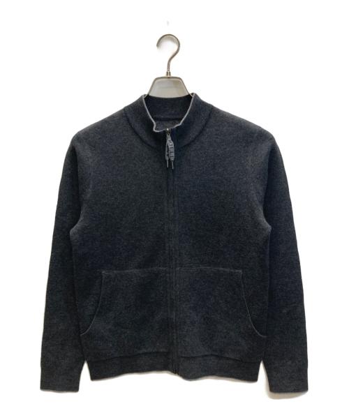 LANVIN COLLECTION（ランバンコレクション）LANVIN COLLECTION (ランバンコレクション) リバーシブルニットジャケット ブラック サイズ:48の古着・服飾アイテム