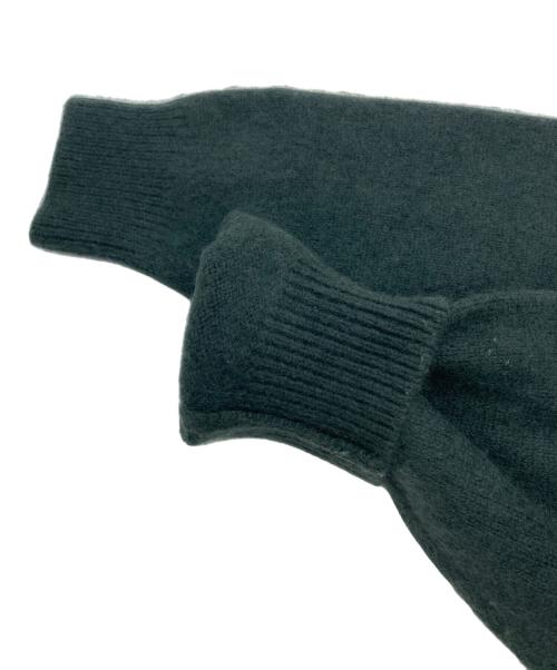 H BEAUTY&YOUTH（エイチ ビューティー&ユース）H BEAUTY&YOUTH 5ゲージウールカシミヤバルーンニットシャツ 5GAUGE WOOL CASHMERE BALLOON KNIT COLLAR SHIR グリーン サイズ:UK34 / EU44 / US36の古着・服飾アイテム