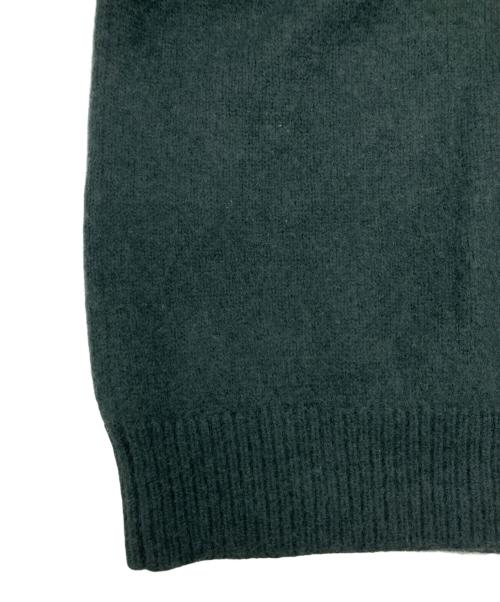 H BEAUTY&YOUTH（エイチ ビューティー&ユース）H BEAUTY&YOUTH 5ゲージウールカシミヤバルーンニットシャツ 5GAUGE WOOL CASHMERE BALLOON KNIT COLLAR SHIR グリーン サイズ:UK34 / EU44 / US36の古着・服飾アイテム
