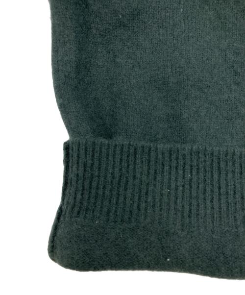 H BEAUTY&YOUTH（エイチ ビューティー&ユース）H BEAUTY&YOUTH 5ゲージウールカシミヤバルーンニットシャツ 5GAUGE WOOL CASHMERE BALLOON KNIT COLLAR SHIR グリーン サイズ:UK34 / EU44 / US36の古着・服飾アイテム