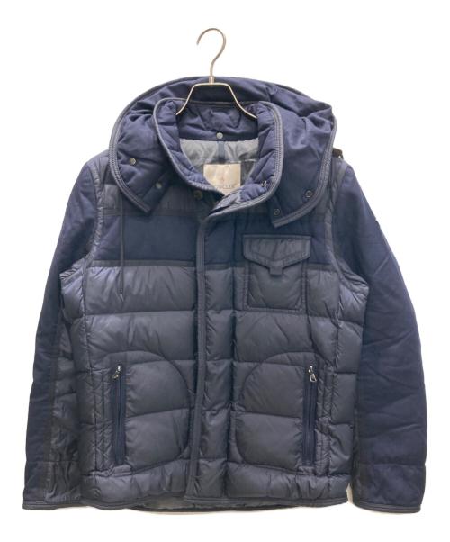 MONCLER（モンクレール）MONCLER (モンクレール) RYAN GIUBBOTTO ダウンジャケット ネイビー サイズ:1の古着・服飾アイテム