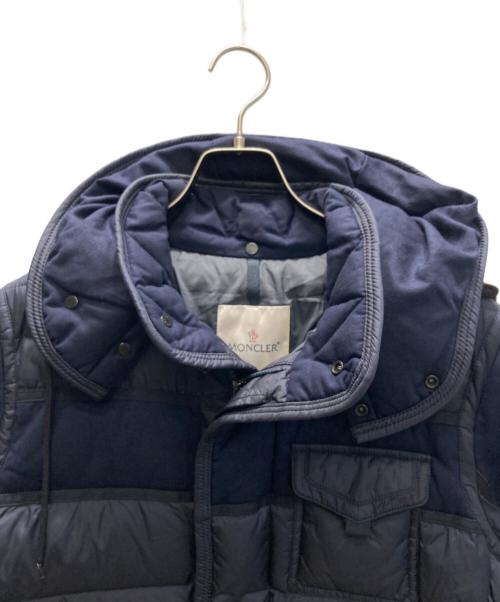MONCLER（モンクレール）MONCLER (モンクレール) RYAN GIUBBOTTO ダウンジャケット ネイビー サイズ:1の古着・服飾アイテム