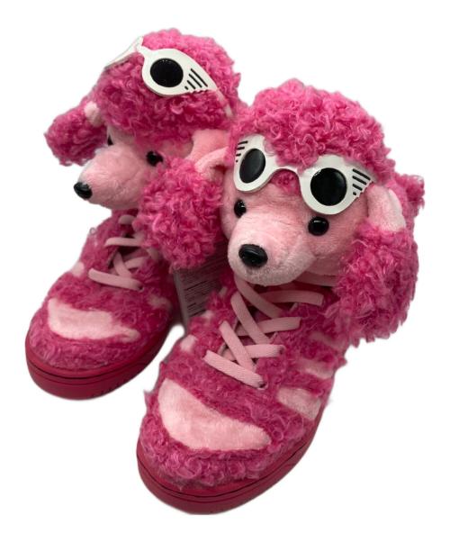 adidas（アディダス）adidas (アディダス) JEREMY SCOTT (ジェレミースコット) JS Poodle  ピンク サイズ:US 6の古着・服飾アイテム