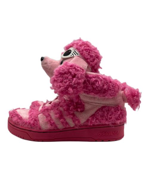 adidas（アディダス）adidas (アディダス) JEREMY SCOTT (ジェレミースコット) JS Poodle  ピンク サイズ:US 6の古着・服飾アイテム