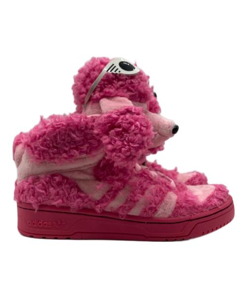 adidas（アディダス）adidas (アディダス) JEREMY SCOTT (ジェレミースコット) JS Poodle  ピンク サイズ:US 6の古着・服飾アイテム
