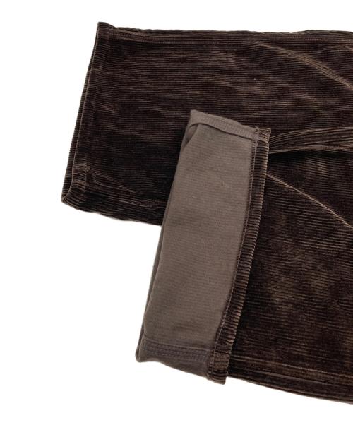 KIJI（キジ）KIJI (キジ) SHIMA CORDUROY PANTS シマ コーデュロイ パンツ ブラウン サイズ:1の古着・服飾アイテム