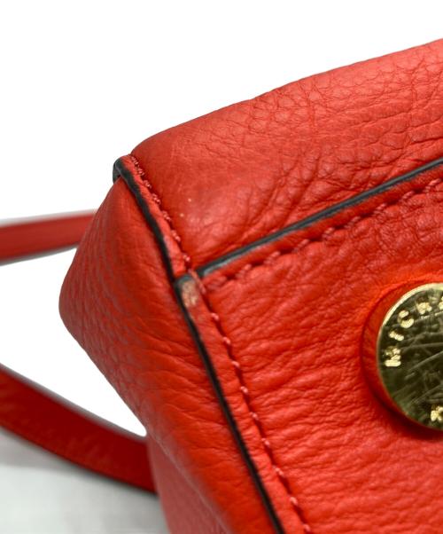 MICHAEL KORS（マイケル・コース）MICHAEL KORS (マイケルコース) ベッドフォード MDトートバッグ レッドの古着・服飾アイテム