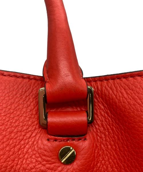 MICHAEL KORS（マイケル・コース）MICHAEL KORS (マイケルコース) ベッドフォード MDトートバッグ レッドの古着・服飾アイテム