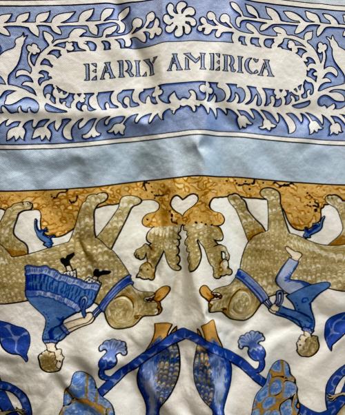 HERMES（エルメス）HERMES (エルメス) カレ90 ブルーの古着・服飾アイテム