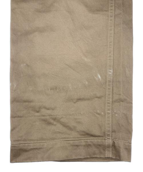 COMOLI（コモリ）COMOLI (コモリ) ベルテッドチノパンツ ブラウン サイズ:SIZE 40の古着・服飾アイテム