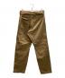 COMOLI (コモリ) ベルテッドチノパンツ ブラウン サイズ:SIZE 40：6000円