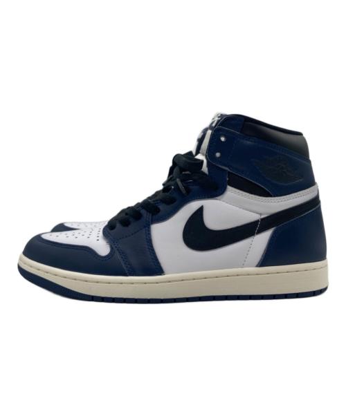 NIKE（ナイキ）NIKE (ナイキ) AIR JORDAN 1 RETRO HIGH OG MIDNIGHT NAVY/BLACK-WHITE-SAIL サイズ:US 9の古着・服飾アイテム