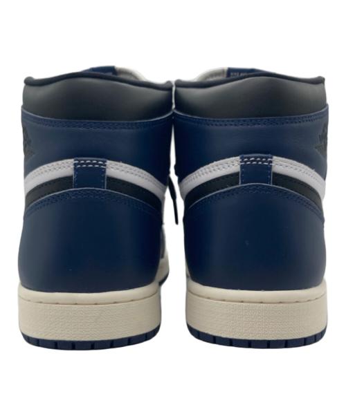 NIKE（ナイキ）NIKE (ナイキ) AIR JORDAN 1 RETRO HIGH OG MIDNIGHT NAVY/BLACK-WHITE-SAIL サイズ:US 9の古着・服飾アイテム