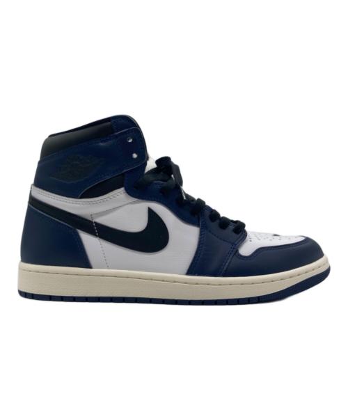 NIKE（ナイキ）NIKE (ナイキ) AIR JORDAN 1 RETRO HIGH OG MIDNIGHT NAVY/BLACK-WHITE-SAIL サイズ:US 9の古着・服飾アイテム