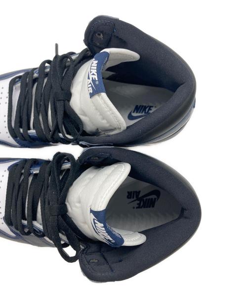 NIKE（ナイキ）NIKE (ナイキ) AIR JORDAN 1 RETRO HIGH OG MIDNIGHT NAVY/BLACK-WHITE-SAIL サイズ:US 9の古着・服飾アイテム