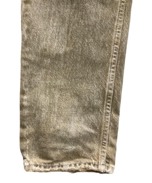 DIESEL Black Gold（ディーゼル ブラック ゴールド）DIESEL Black Gold (ディーゼル ブラック ゴールド) クラッシュデニムパンツ ベージュ サイズ:SIZE 71cm (W28)の古着・服飾アイテム