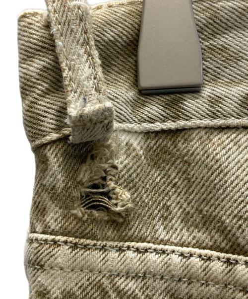 DIESEL Black Gold（ディーゼル ブラック ゴールド）DIESEL Black Gold (ディーゼル ブラック ゴールド) クラッシュデニムパンツ ベージュ サイズ:SIZE 71cm (W28)の古着・服飾アイテム