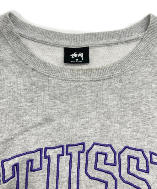 stussy（ステューシー）stussy (ステューシー) ロゴ スウェット グレー サイズ:Mの古着・服飾アイテム