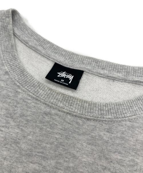 stussy（ステューシー）stussy (ステューシー) ロゴ スウェット グレー サイズ:Mの古着・服飾アイテム