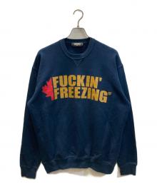 DSQUARED2（ディースクエアード）の古着「クルーネックスウェット」｜ネイビー