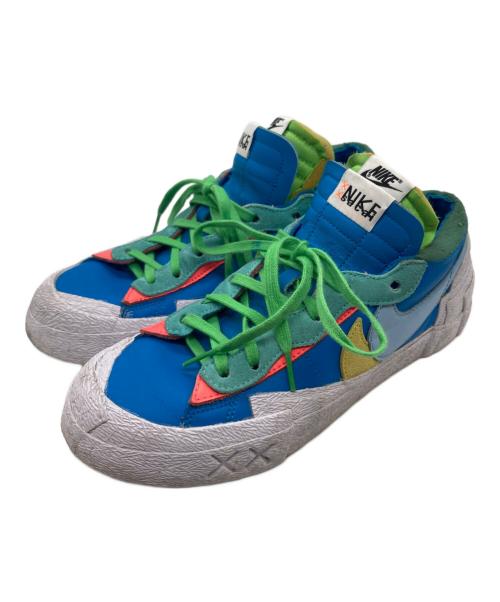 NIKE（ナイキ）NIKE (ナイキ) sacai (サカイ) KAWS (カウズ) Blazer Low Neptune Blue ブルー サイズ:26.5㎝の古着・服飾アイテム