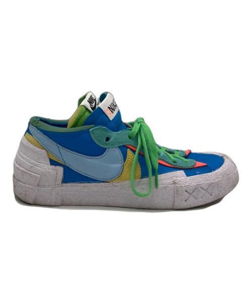 NIKE（ナイキ）NIKE (ナイキ) sacai (サカイ) KAWS (カウズ) Blazer Low Neptune Blue ブルー サイズ:26.5㎝の古着・服飾アイテム
