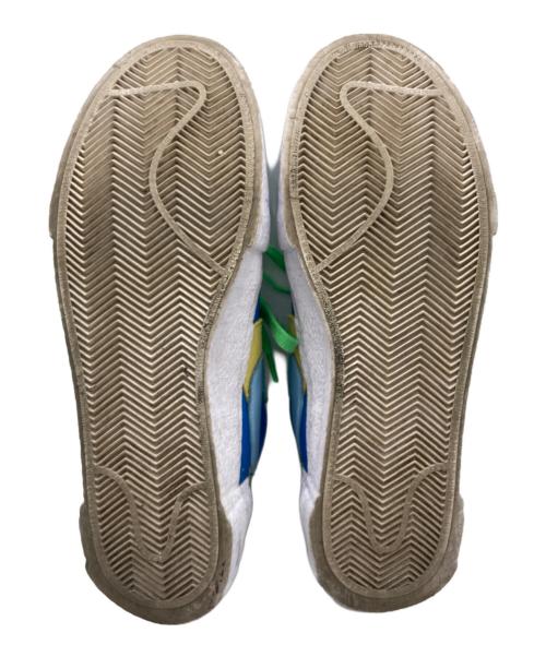 NIKE（ナイキ）NIKE (ナイキ) sacai (サカイ) KAWS (カウズ) Blazer Low Neptune Blue ブルー サイズ:26.5㎝の古着・服飾アイテム