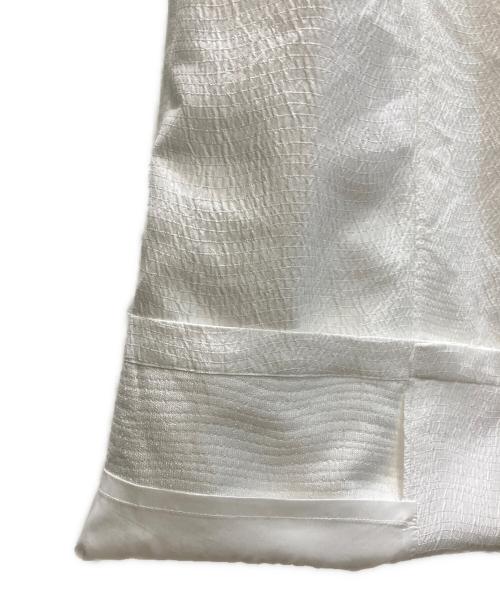 Adam et Rope（アダム エ ロペ）Adam et Rope (アダム エ ロペ) ステッチジャガードワンピース ホワイト サイズ:SIZE Freeの古着・服飾アイテム