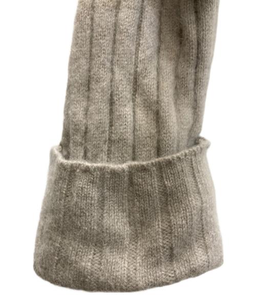 Noble（ノーブル）Noble (ノーブル) YAK/ヤク ワイドリブニットプルオーバー ベージュ サイズ:SIZE Freeの古着・服飾アイテム
