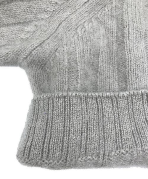 Noble（ノーブル）Noble (ノーブル) YAK/ヤク ワイドリブニットプルオーバー ベージュ サイズ:SIZE Freeの古着・服飾アイテム