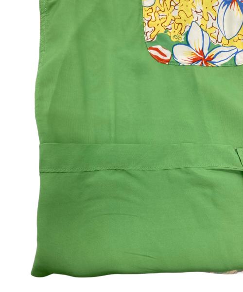 Sun Surf SPECIAL EDITION（サンサーフ・スペシャルエディション）Sun Surf SPECIAL EDITION (サンサーフ・スペシャルエディション) KING KAMEHAMEHA アロハシャツ グリーン サイズ:SIZE Sの古着・服飾アイテム